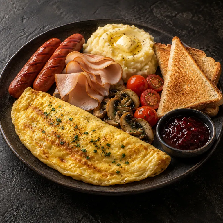 A freshly prepared dish
